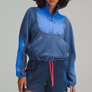 Lululemon FLEECE + RIPSTOP hiking pullover